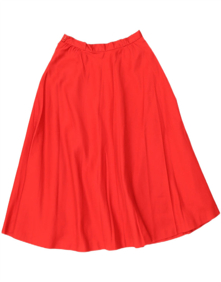 C&A Womens A-Line Skirt W26 Small  Red Polyester Vintage C&A and Second-Hand C&A from Messina Hembry 