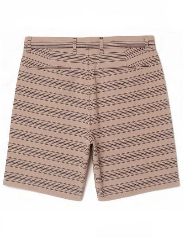 Pantaloncini chino da donna Gap W32 grandi in cotone a righe bianche