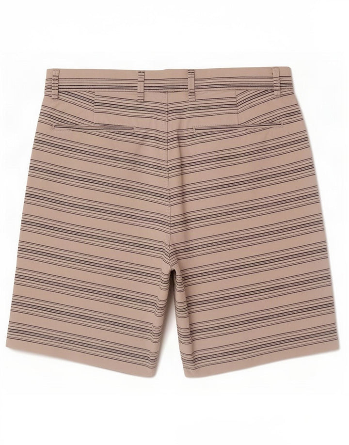 Pantaloncini chino da donna Gap W32 grandi in cotone a righe bianche