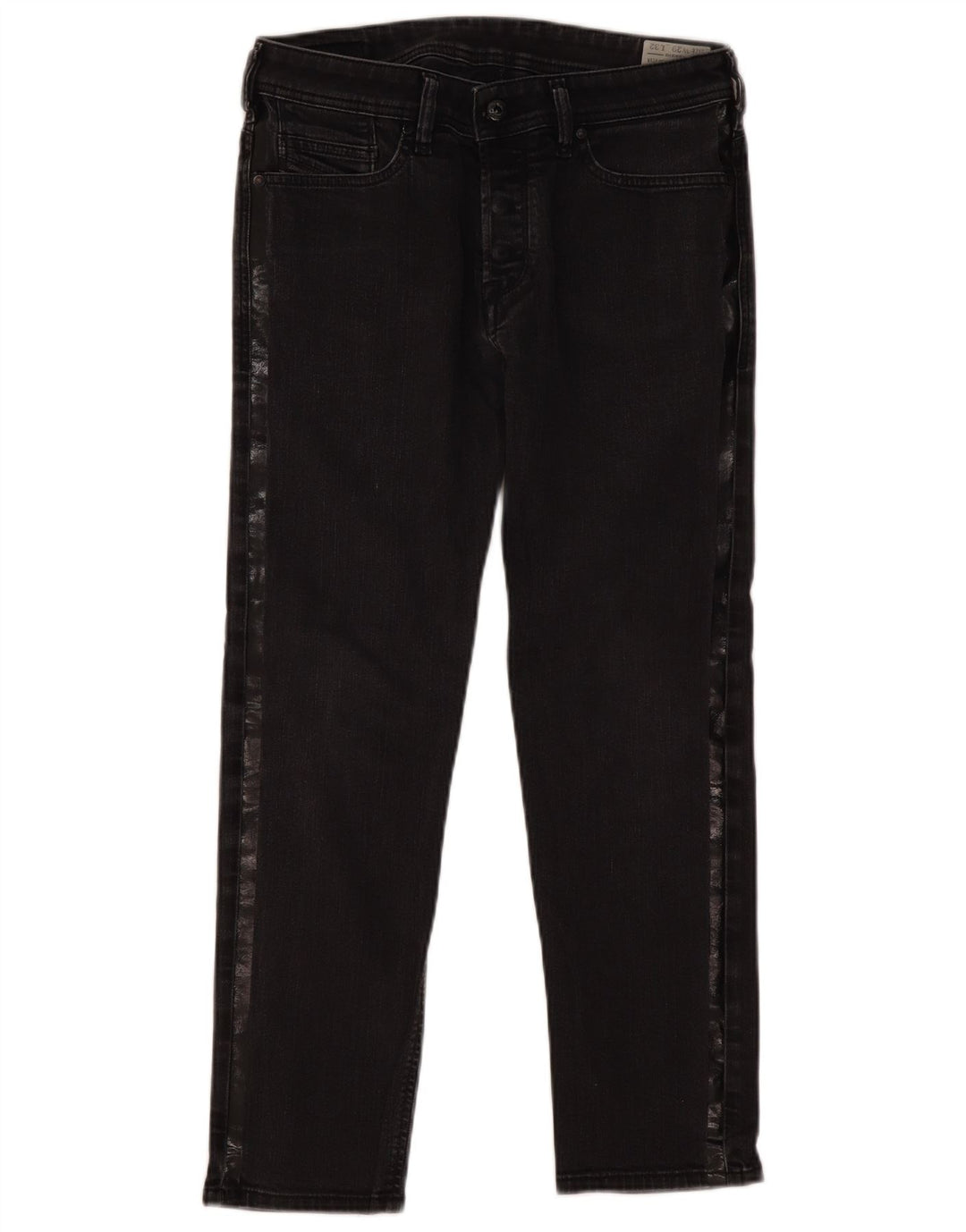 Jeans dritti da donna Diesel W29 L26 cotone grigio