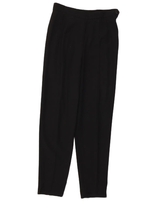 Moschino Womens Tapered Casual Trousers UK 12 Medium W30 L30 Black