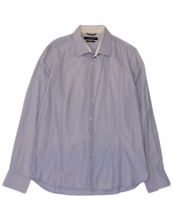 Camicia Guess By Marciano da uomo slim fit grande in cotone blu