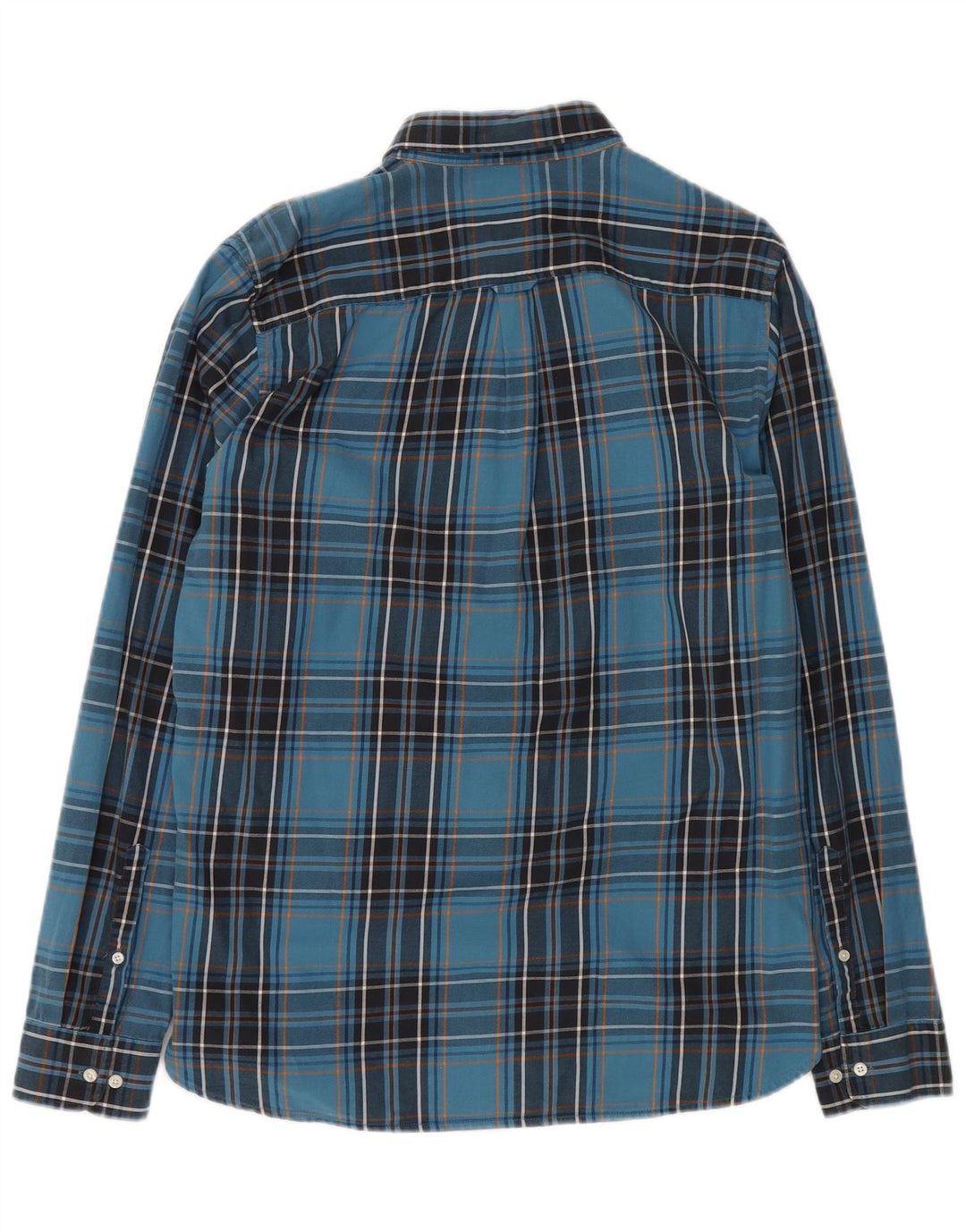 Camicia da uomo a quadri Superdry in cotone scozzese grande blu