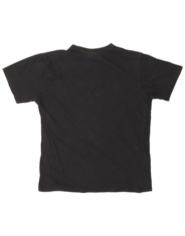 SERGIO TACCHINI T-shirt da donna Top UK 14 cotone nero medio