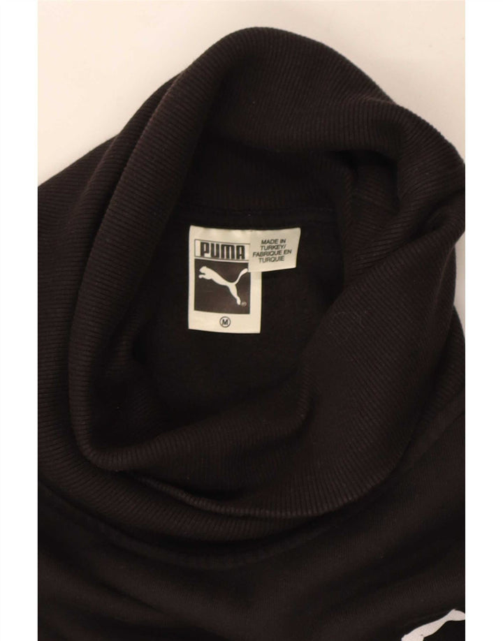 Abito maglione da donna Puma con collo alto UK 14 Medium Black Colourblock