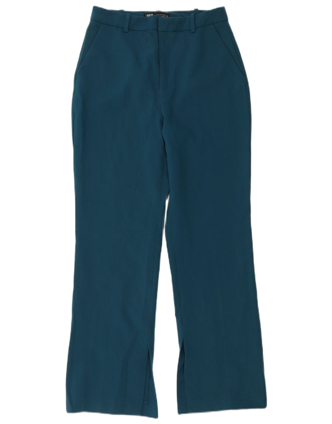 Pantaloni chino bootcut da donna Zara medi W28 L30 blu