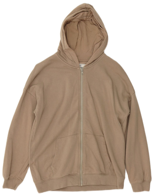 Maglione con cappuccio e zip per ragazzi Marks & Spencer 13-14 anni in cotone beige