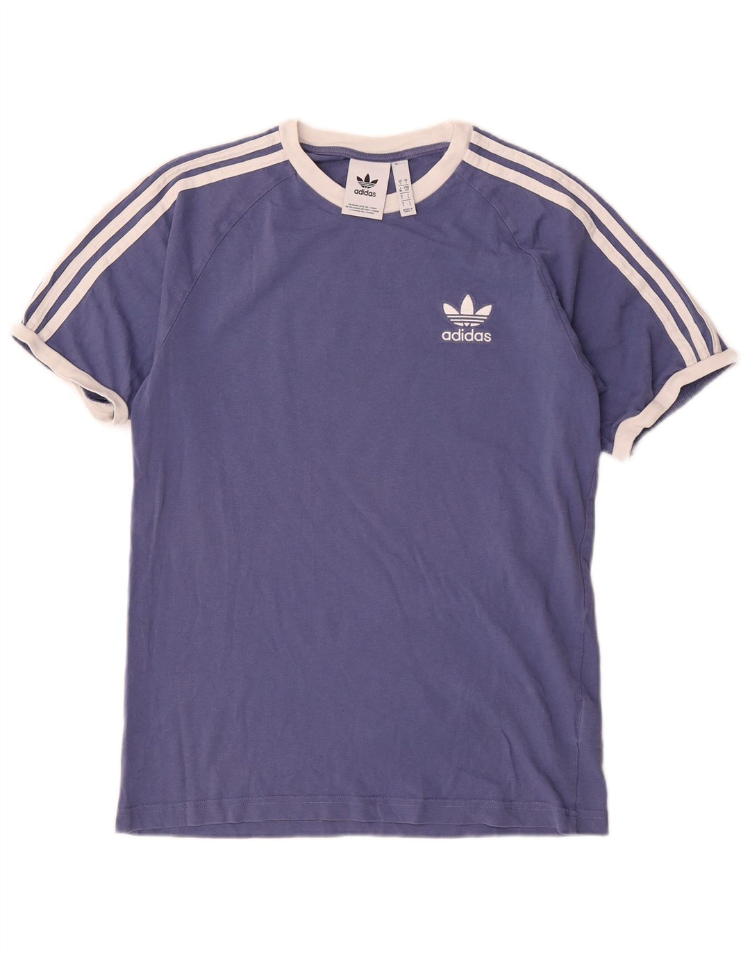 T-shirt Adidas da uomo Top Small in cotone blu navy
