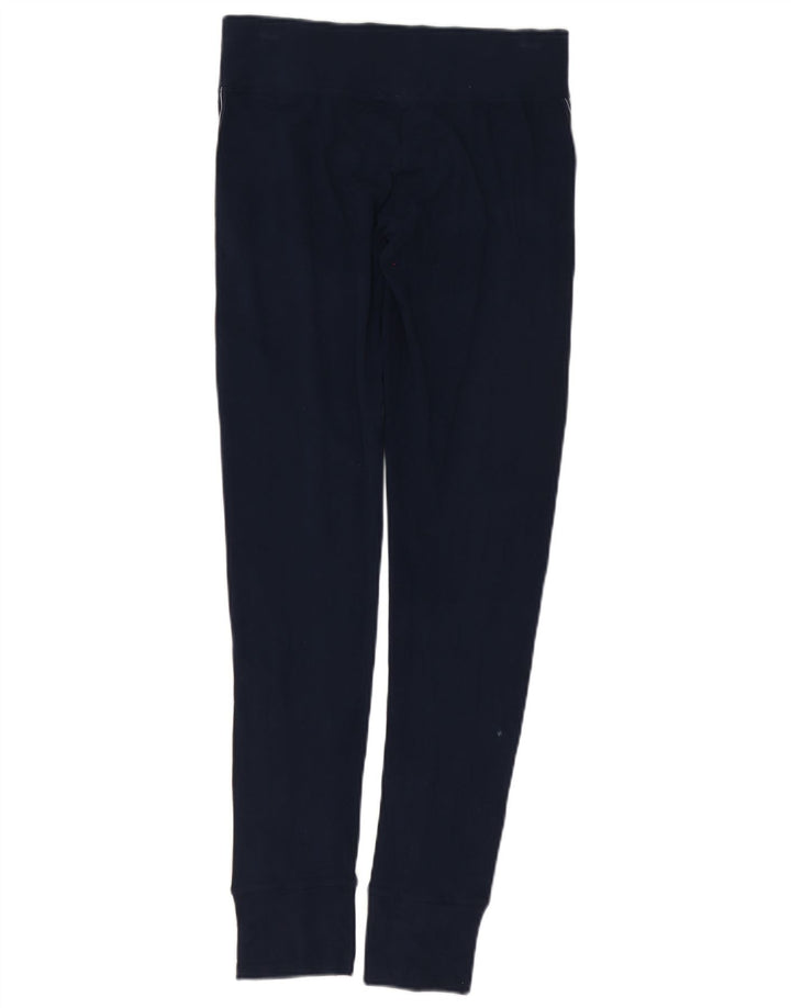 Leggings grafici da donna Tommy Hilfiger UK 12 cotone blu navy medio
