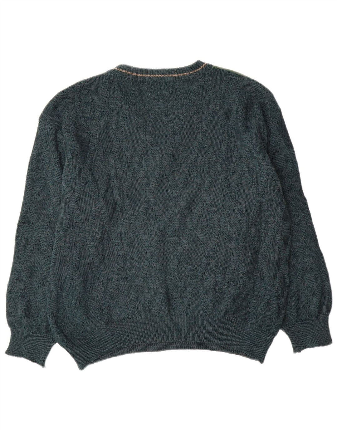 Maglione da uomo con scollo a V Sergio Barbieri IT 50 Verde medio