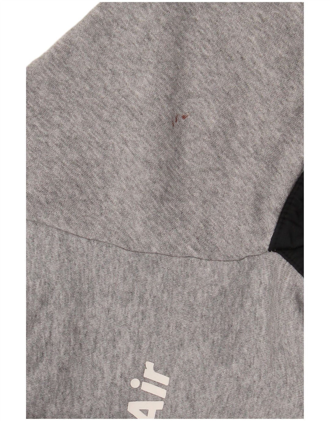 Felpa Nike da uomo maglione piccolo grigio color block in poliestere