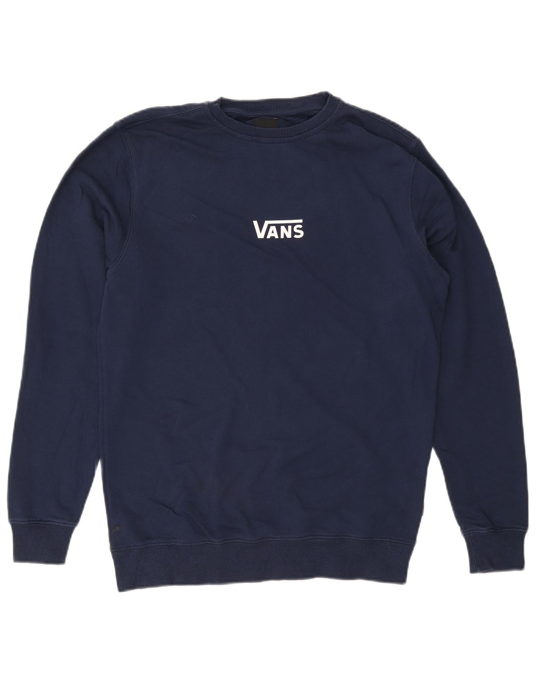 Felpa da uomo Vans maglione piccolo blu navy in cotone