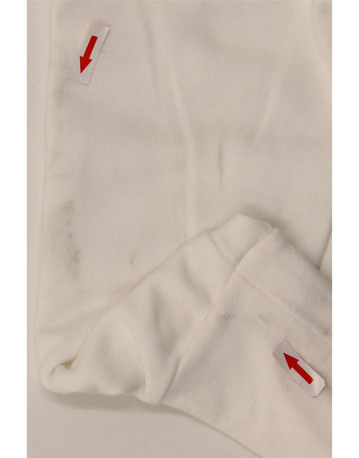 Felpa grafica Nike Dri Fit da donna UK 10 piccola a righe bianche