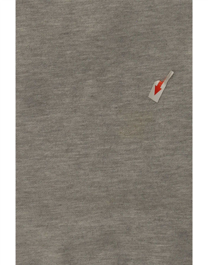 Felpa da uomo Canterbury Maglione grande in cotone grigio