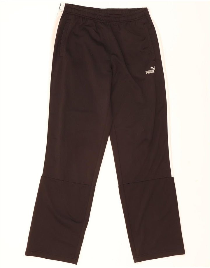 Pantaloni da tuta da uomo Puma Medium Black Colourblock in poliestere