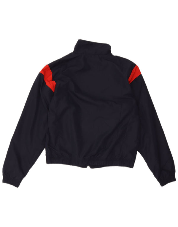 Giacca da ginnastica da donna Fila UK 10 Small Blu Navy Colourblock