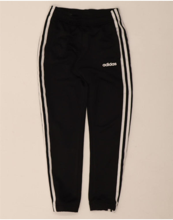 Adidas Boys Climalite Tracksuit Trousers Joggers 9-10 Years Black