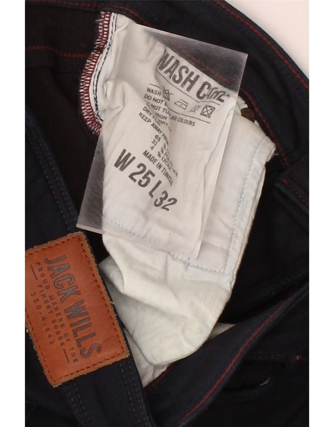JACK WILLS Womens Skinny Jeans  W25 L32 Navy Blue Vintage Jack Wills and Second-Hand Jack Wills from Messina Hembry 