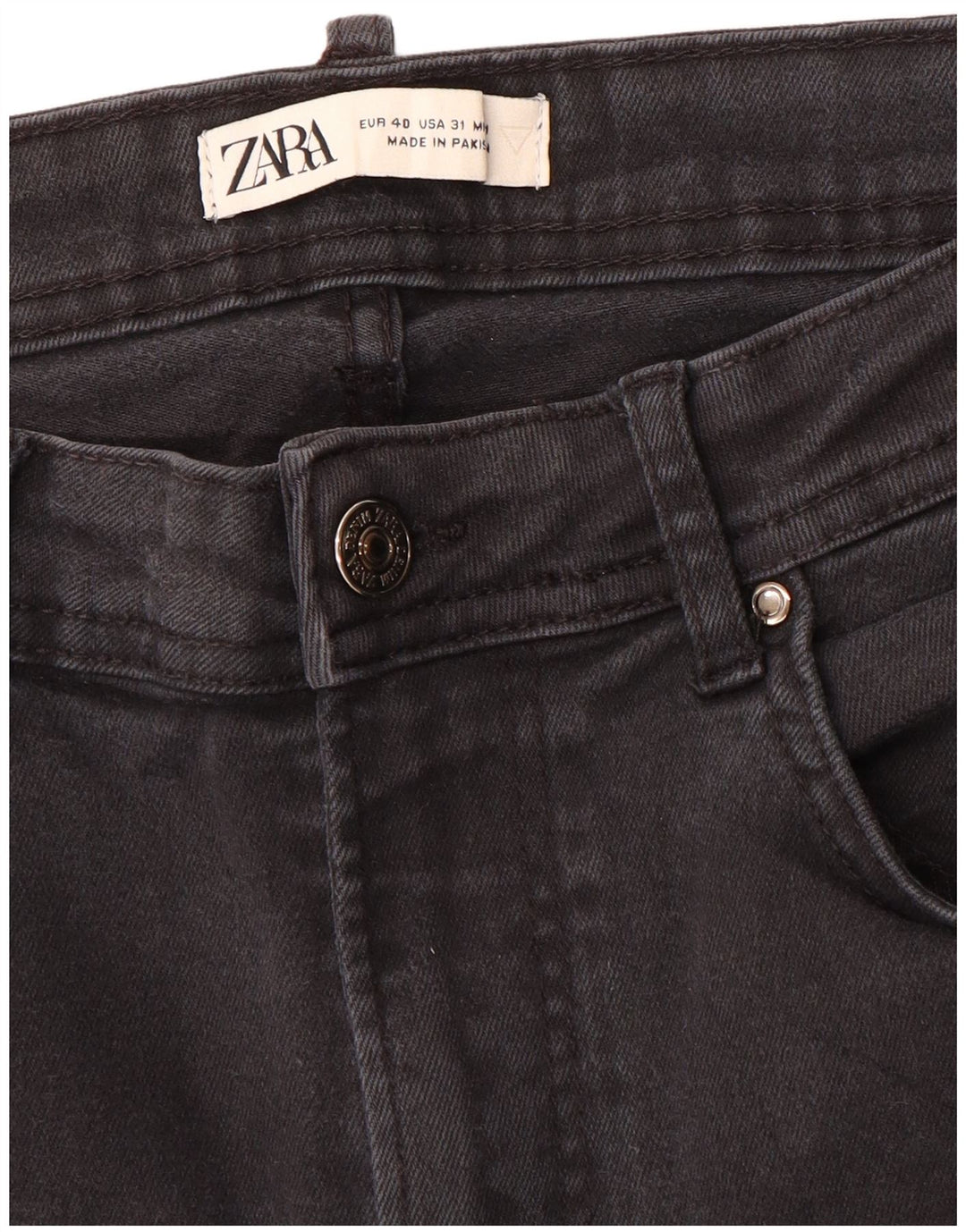 Jeans skinny da uomo Zara EU 40 medio W31 L28 grigio