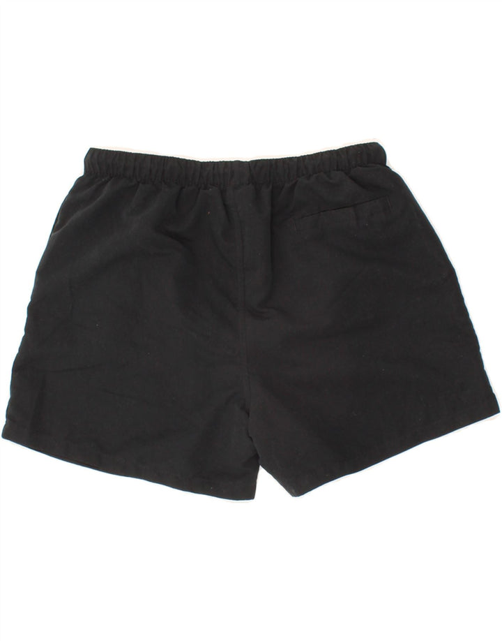 ELLESSE Mens Graphic Sport Shorts Small  Black Polyester Vintage Ellesse and Second-Hand Ellesse from Messina Hembry 