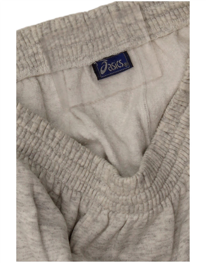 Pantaloni da tuta ASICS da donna UK 12 Cotone screziato grigio medio