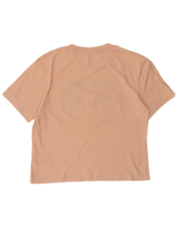 T-shirt grafica corta da donna Vans UK 10 piccola in cotone rosa