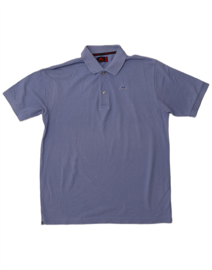 Polo Uomo KAPPA Blu Medio Cotone