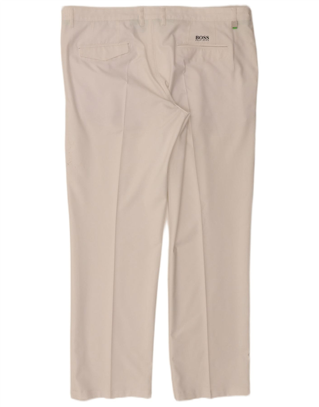 Pantaloni chino slim fit da uomo Hugo Boss IT 56 3XL W40 L30 poliestere bianco