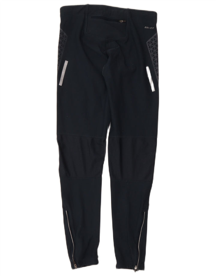 Leggings Nike Dri Fit da donna UK 12 poliestere geometrico blu navy medio