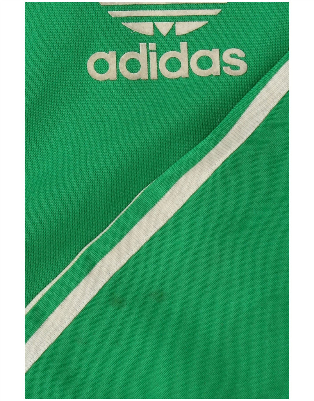 Maglione con cappuccio e zip da uomo ADIDAS XL in cotone verde