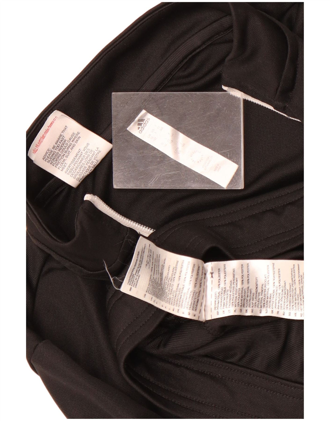 Giacca Top della tuta da ragazza Adidas Aeroready 13-14 anni in poliestere nero