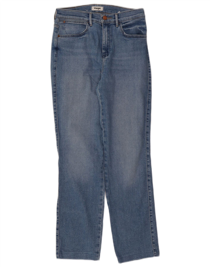 Jeans dritti da donna Wrangler W28 L28 cotone blu