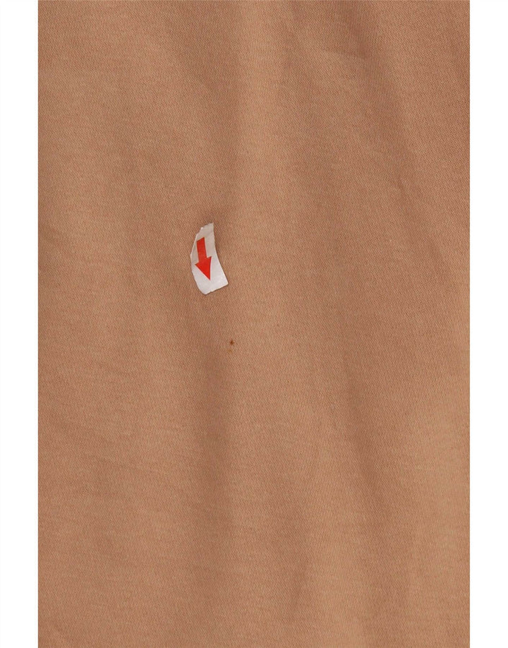 Felpa Nike Uomo con zip e collo maglione XL in cotone marrone