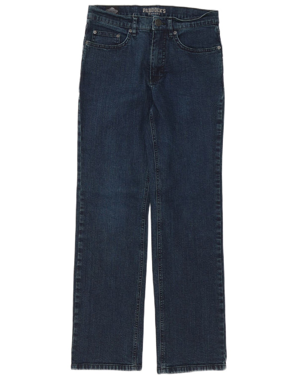Jeans dritti da donna Paddock W32 L32 in cotone blu