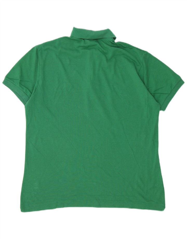 Polo da uomo Lacoste vestibilità classica taglia 5 grande in cotone verde