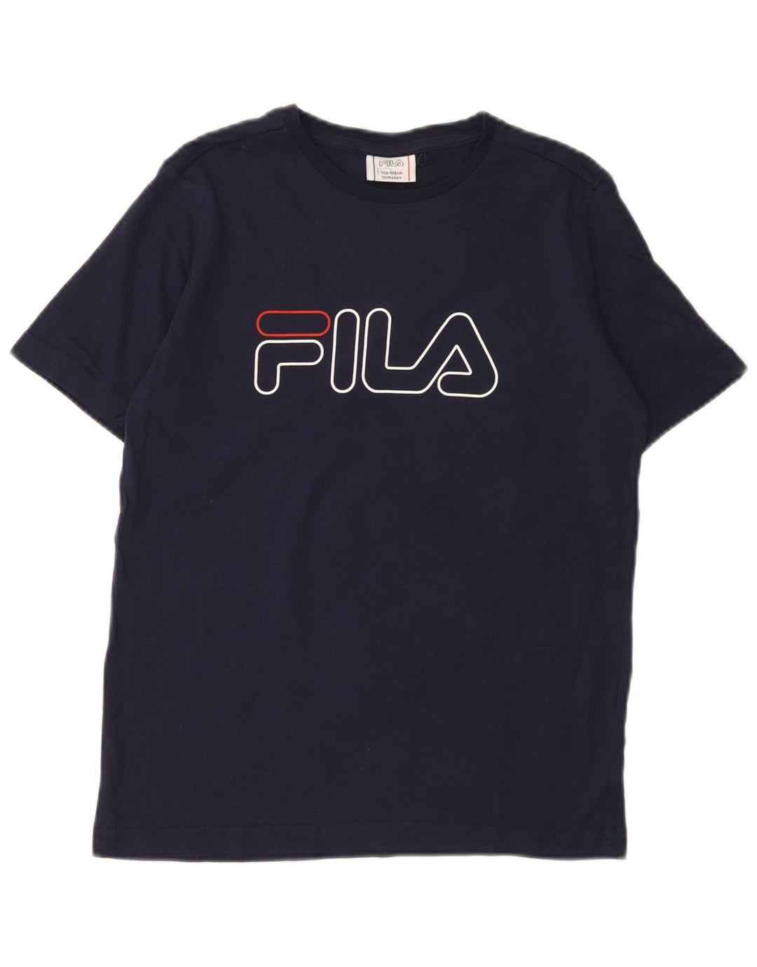 T-shirt grafica da bambino Fila 13-14 anni blu navy