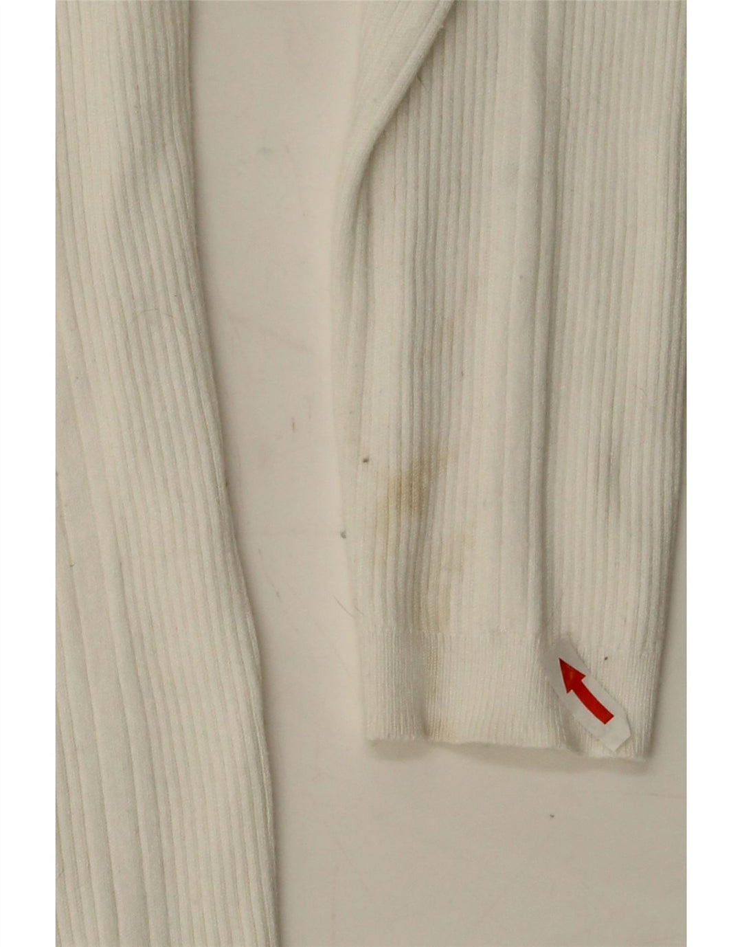 Maglione maglione a collo alto da donna Marks & Spencer UK 12 medio bianco sporco