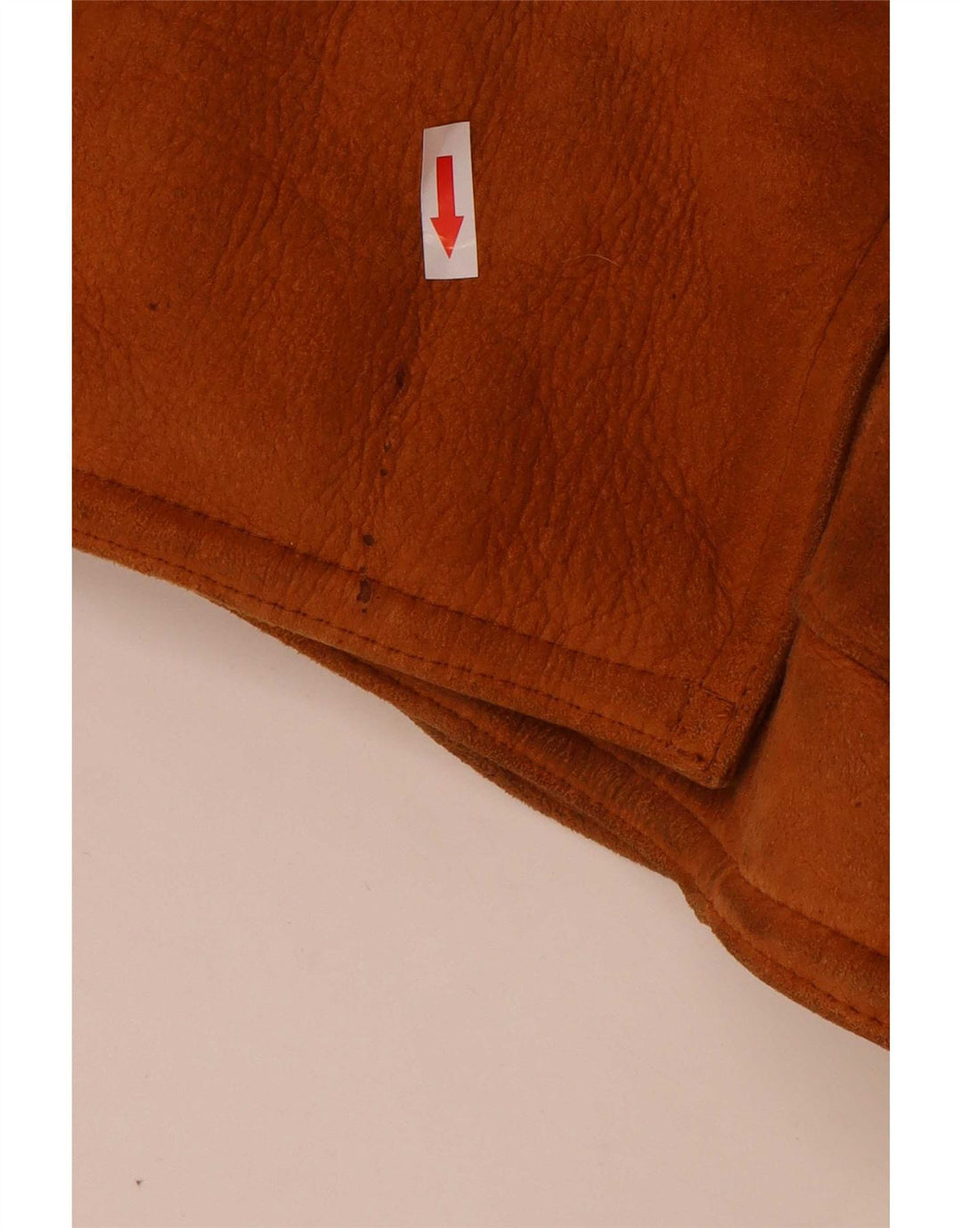 Cappotto oversize in shearling vintage da donna UK 16 grande beige