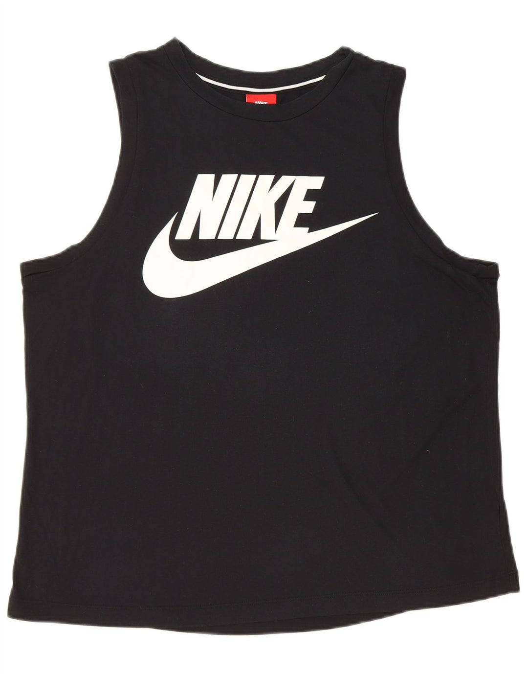 Canotta grafica NIKE da donna UK 16 grande nera