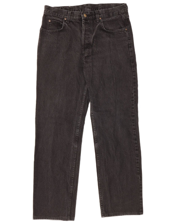 Jeans dritti Chicago da uomo Lee W34 L29 cotone nero