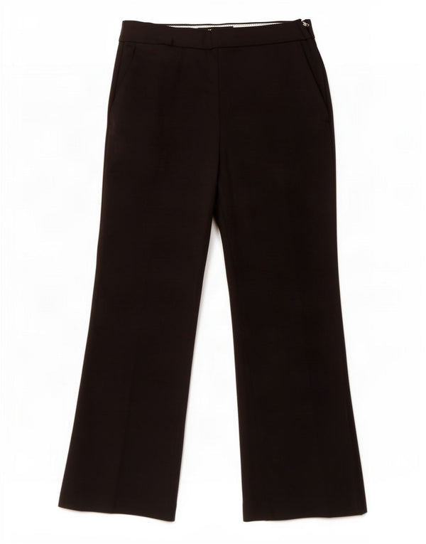 Pantaloni casual Bootcut da donna Zara EU 36 XS W26 L25 cotone nero