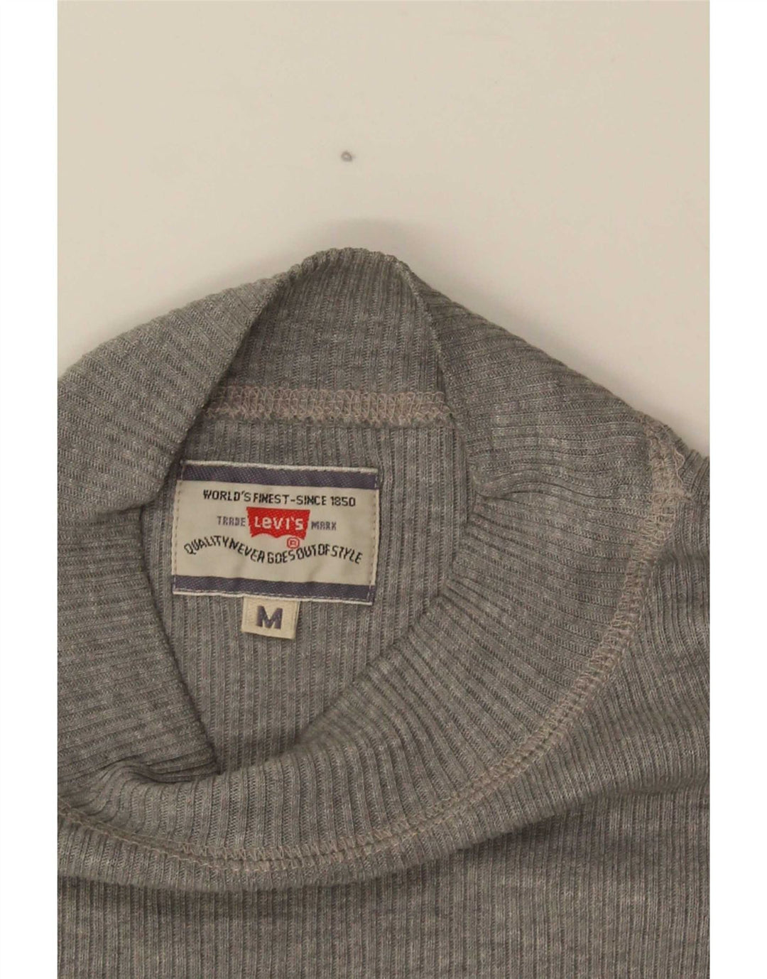 Levi's Top da donna a maniche lunghe UK 12 Grigio medio