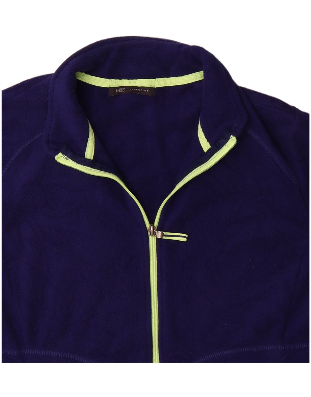 Giacca in pile da donna Marks & Spencer UK 20 2XL Poliestere viola
