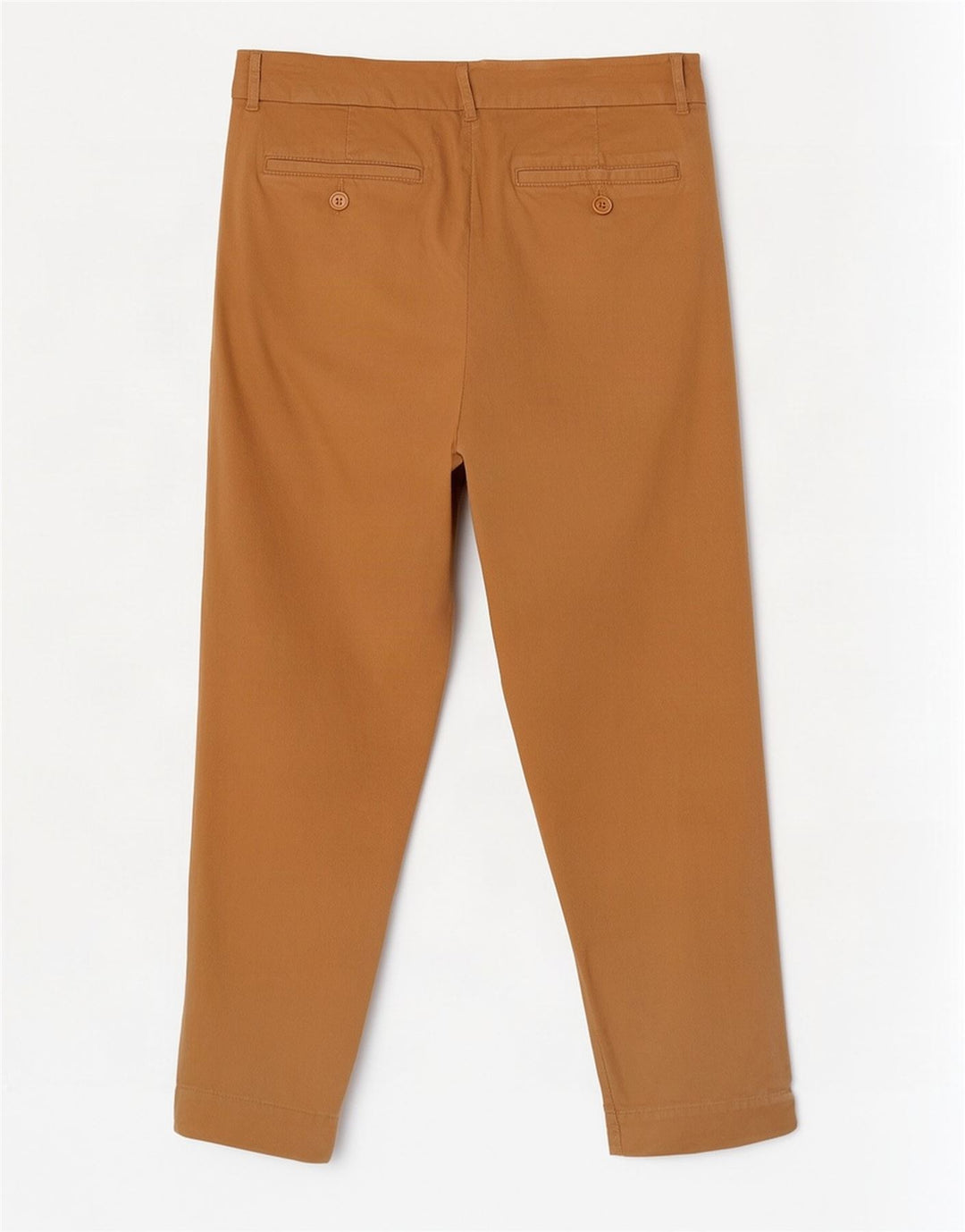 Pantaloni Cropped Benetton Donna W30 L23 Beige