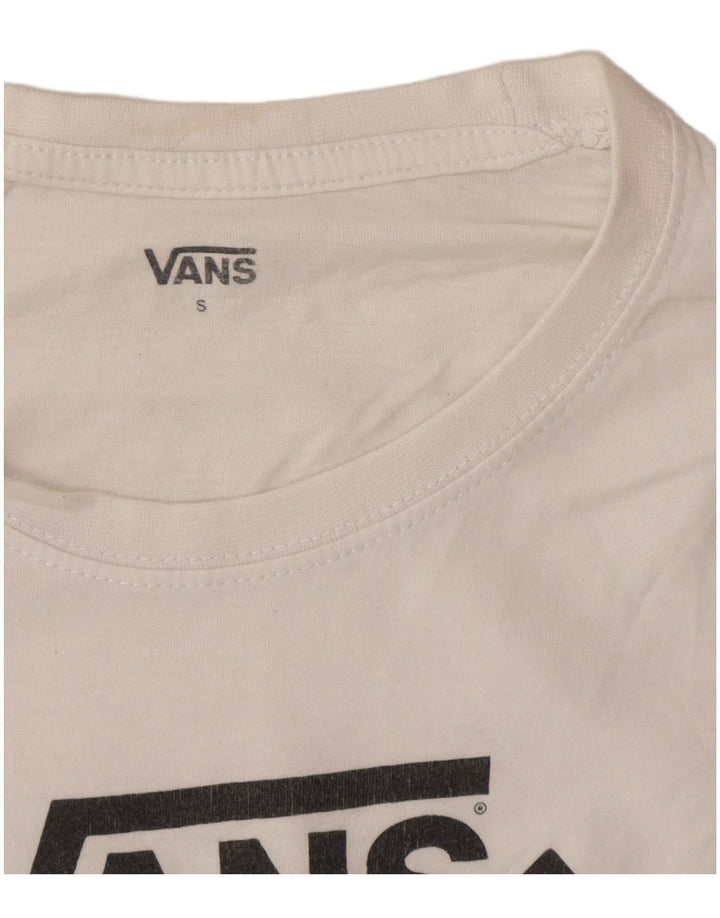 Maglietta grafica da uomo Vans Small bianca