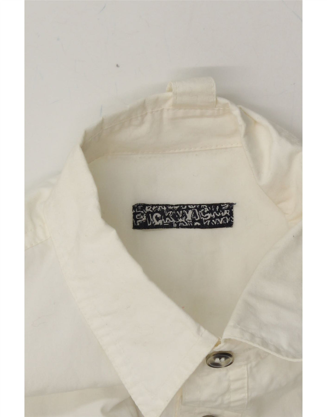 PICKWICK Boys Graphic Shirt 11-12 Years White Cotton Vintage Pickwick and Second-Hand Pickwick from Messina Hembry 