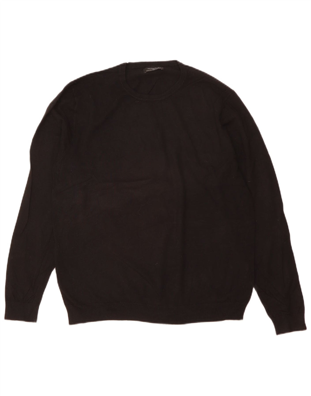 Maglione maglione girocollo da uomo Zara XL nero