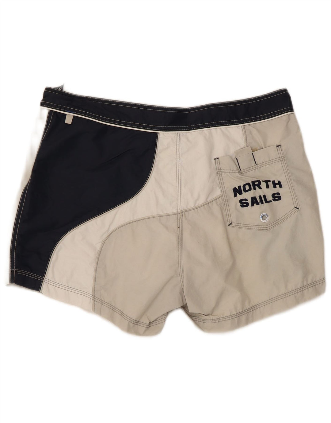 Pantaloncini da bagno grafici da uomo North Sails color block medio multicolore