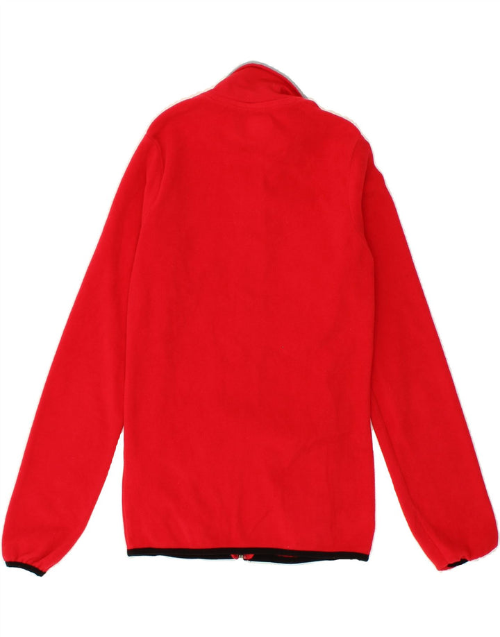KAPPA Womens Fleece Jacket UK 10 Small Red Polyester Vintage Kappa and Second-Hand Kappa from Messina Hembry 