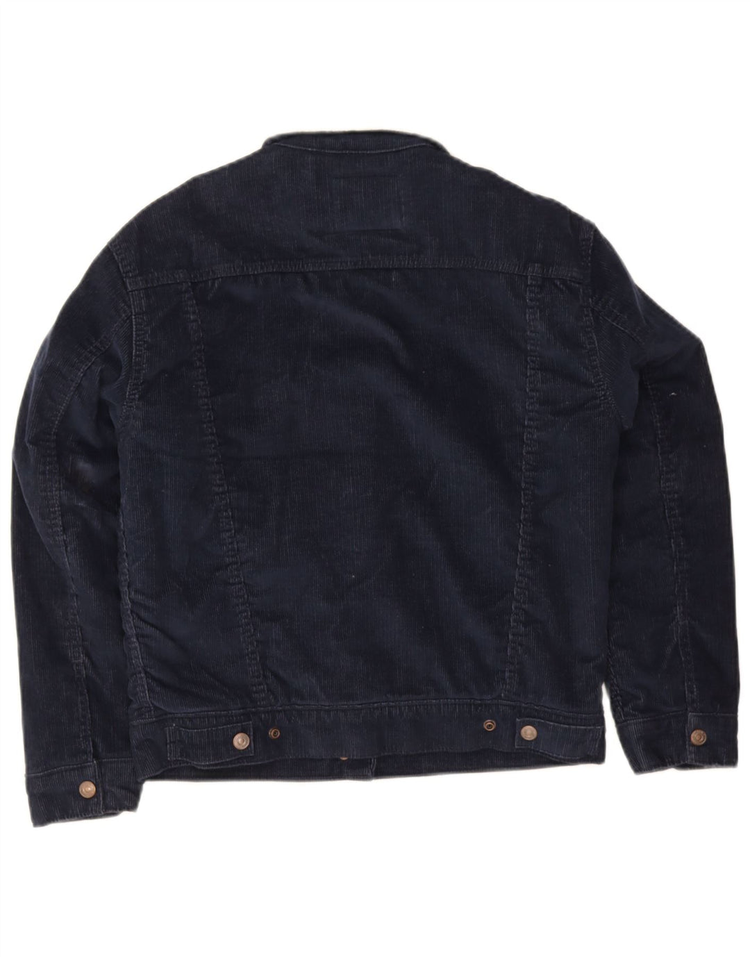 Giacca Sherpa in velluto a coste da donna Levi's UK 6 XS poliestere blu navy